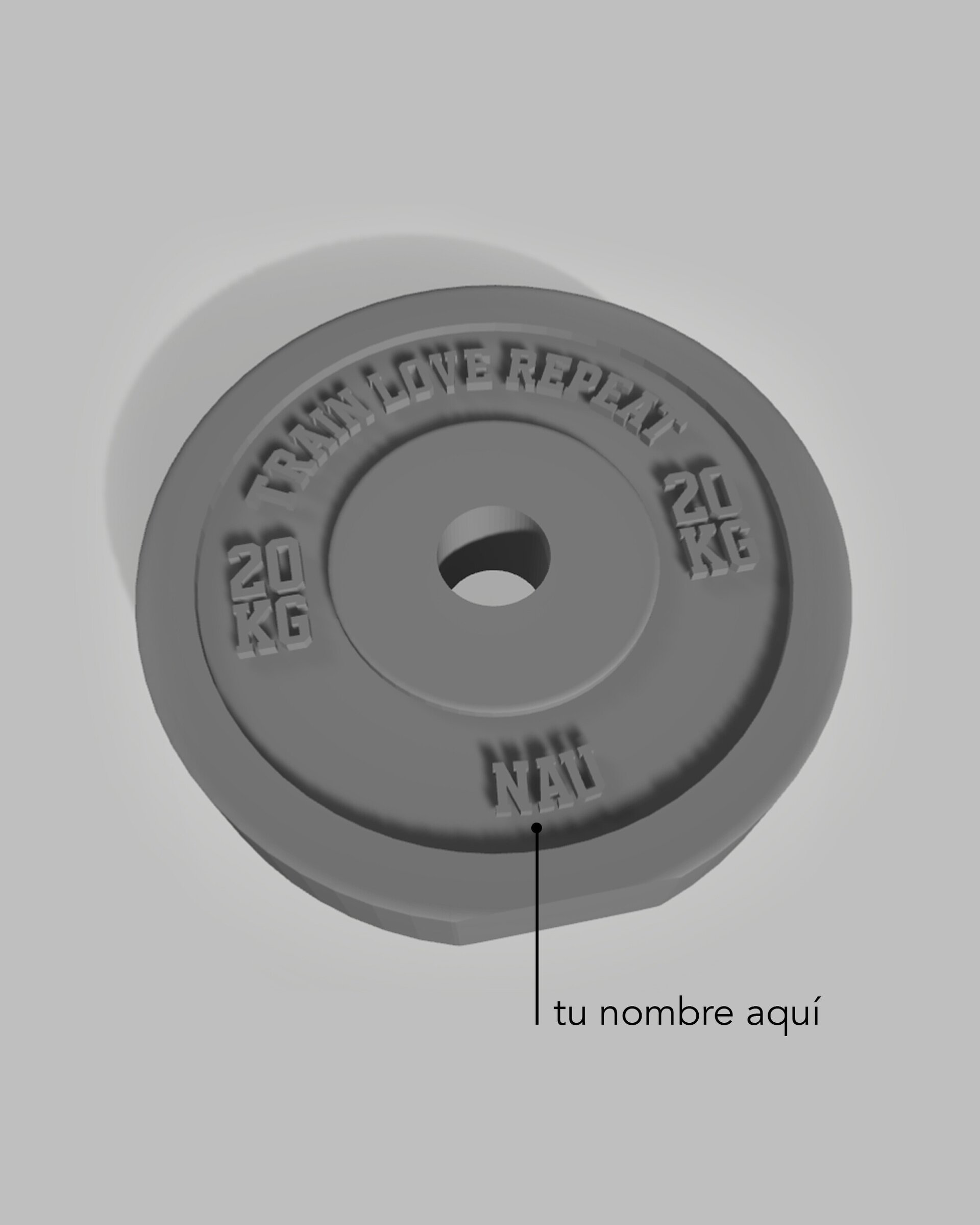 Disco 3D personalizado - 4
